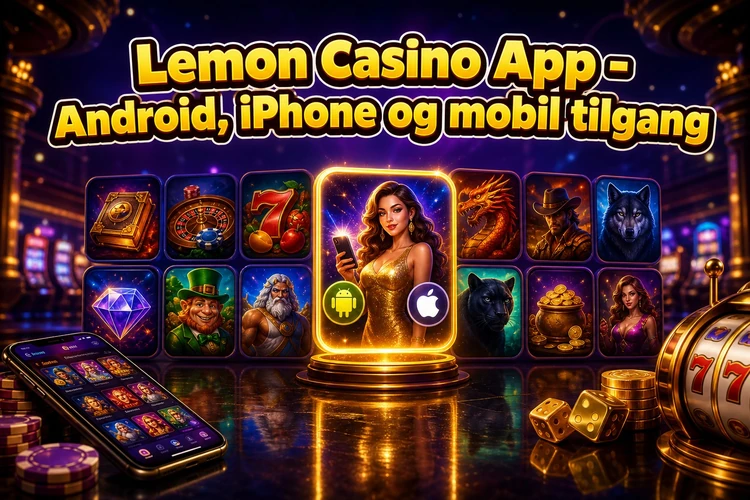 App Lemon Casino - Android, iPhone og mobil tilgang