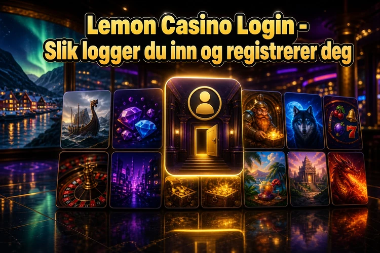 Lemon Casino Login - Slik logger du inn og registrerer deg